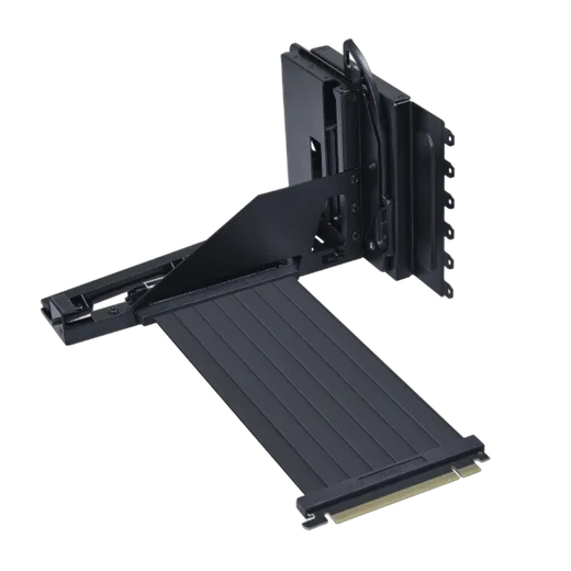 Lian-Li Riser PCIE 5.0 + Bracket - Support vertical - Noir, vue 3