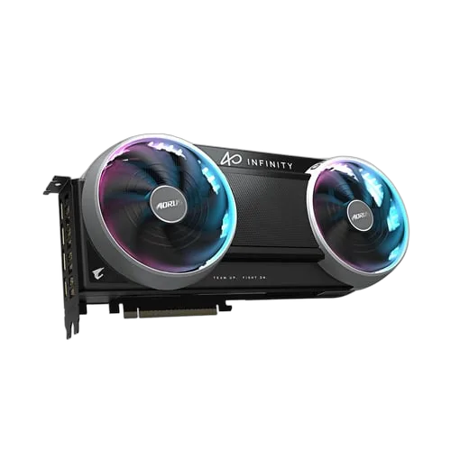 Gigabyte AORUS GeForce RTX 5080 INFINITY 16G, vue 3