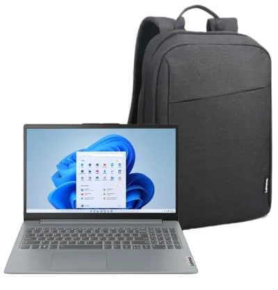 Lenovo IdeaPad Slim 3 15.6" FHD R5 7520U 16Go 512Go W11 + Sac a dos
