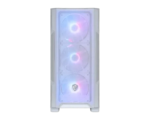 MSI MAG FORGE M100R WHITE - MT/Sans Alim/mATX