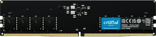 Crucial CT16G56C46U5T (1x16Go DDR5 5600Mhz CL46) Tray