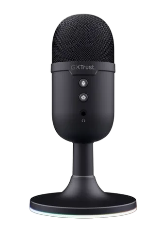 Trust YUNIX - Microphone - Noir, vue 3