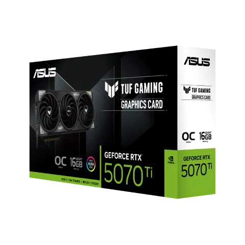 Asus TUF Gaming GeForce RTX 5070 Ti 16GB GDDR7 OC Edition, vue 2