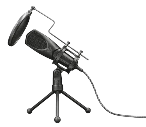 Trust Microphone Streaming Mantis - Noir/USB/Trépied, vue 3