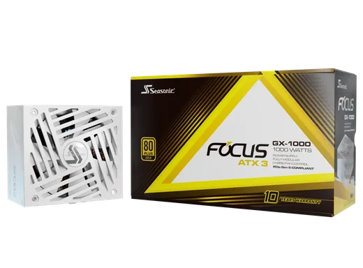 Seasonic ATX 1000W 80+ Gold -  FOCUS-GX-1000-V4-WHITE