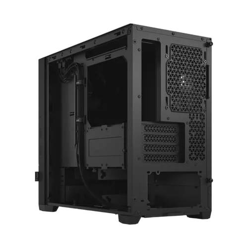 Fractal Design Pop Mini Silent Black Solid - mT/SansAlim/ITX, vue 7