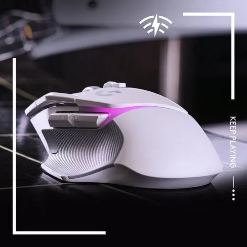 Logitech G502 X Plus - Sans-Fil - RGB - Blanc