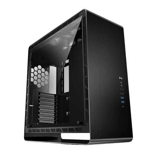 Jonsbo UMX6 Tempered Glass Black, vue 1