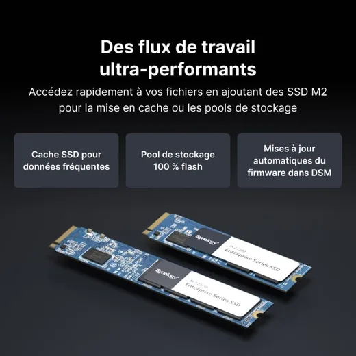 Synology DS725+ - 2 baies, vue 7
