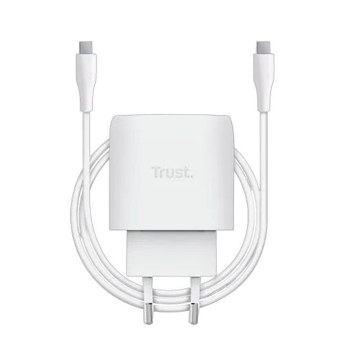 Trust Maxo chargeur 45W USB-C + Câble USB-C - 2m - Blanc, vue 6