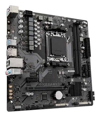 Gigabyte A620M H - A620/AM5/DDR5/mATX, vue 3