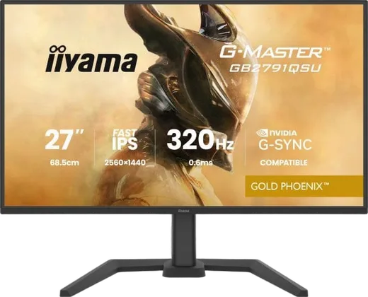 Iiyama GB2791QSU-B1 - 27" QHD 320Hz Fast IPS 0.6ms Pivot G-Sync
