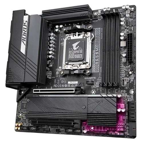 Gigabyte B650M AORUS ELITE, vue 5
