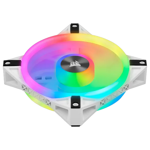 Corsair Kit de trois ventilateurs QL120 RGB Blancs 120mm - CO-9050104-WW