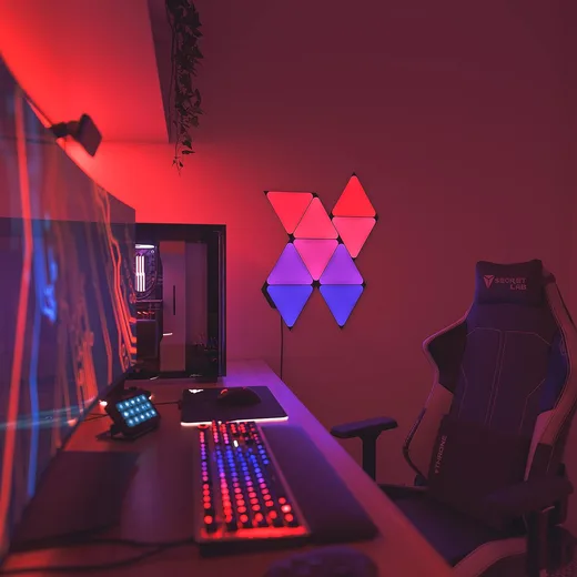 Nanoleaf Shapes Black Triangles Pack Expansion - 3 pièces