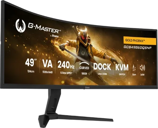 Iiyama G-Master GCB4986DQSNP-B1 - 49" CURVE DQHD 240Hz VA 0.5ms Adaptive Sync