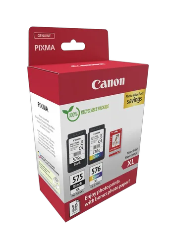 Canon Pack cartouches PG-575XL/CL-576XL, vue 2