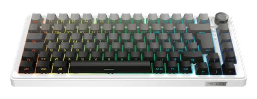 The G-LAB Keyz Elite 300 GRW 75% - Mécanique - Sans-Fil - RGB - Gris/Blanc, vue 12