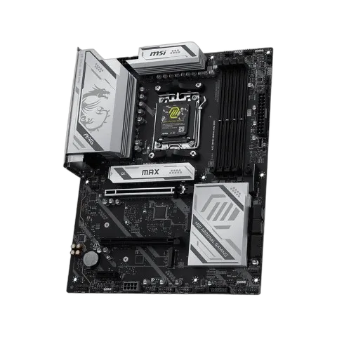 MSI MAG X870E GAMING MAX WIFI, vue 3
