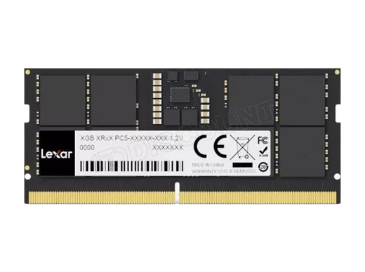 Lexar LD5S16G56C46ST-HGN 16Go (1x16Go) SO-DDR5 5600MHz, vue 3