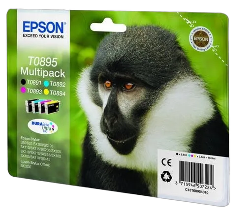 Epson Cartouche d'encre multipack T0895 - 4 couleurs