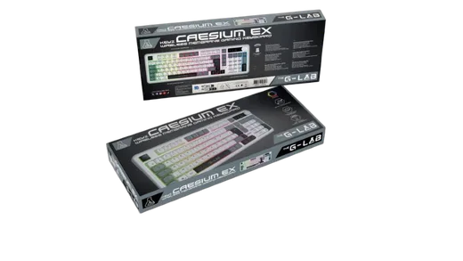 The G-LAB Keyz Caesium EX WL - Membrane - Sans fil - RGB - Blanc, vue 2