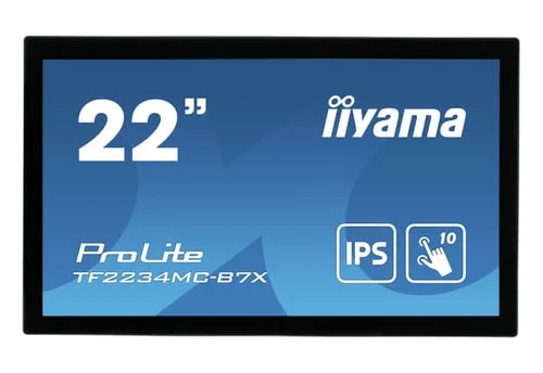 Iiyama TF2234MC-B7X - 21.5"/Tactile/FHD/IPS/8ms, vue 1