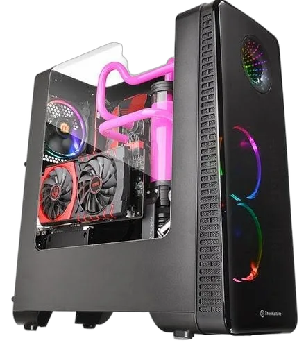 Thermaltake View 28 RGB Noir - MT/Sans Alim/ATX, vue 14