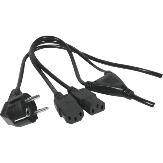 Câble Alimentation 220V Y UC/Ecran Male/2Femelles, vue 1