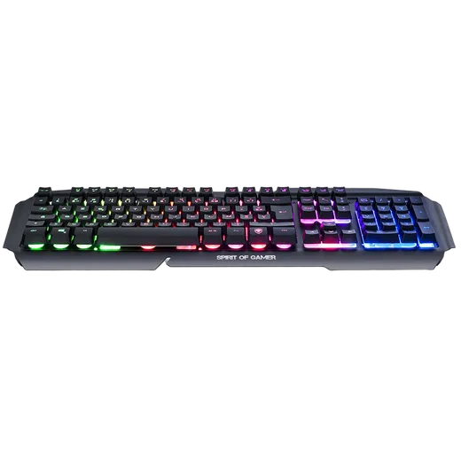 Spirit Of Gamer PRO-K5 - Membrane - Filaire - RGB - Noir