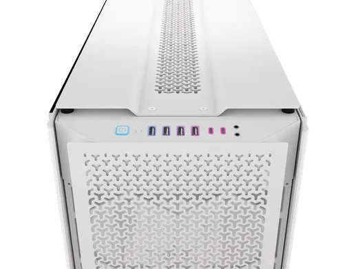 Corsair iCUE LINK 9000D RGB AIRFLOW Blanc- ST/SansAlim/ATX, vue 4