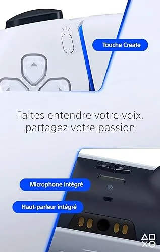 Sony Manette PS5 Blanc - DualSense V2, vue 2