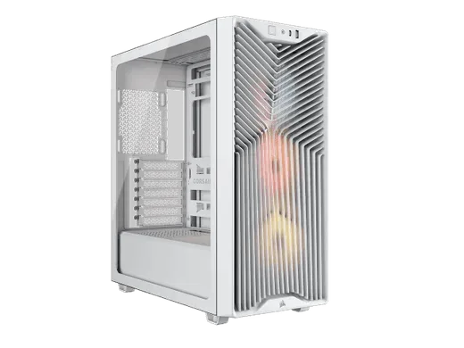 Corsair 3200D RS ARGB White + RM1000e Blanc, vue 2