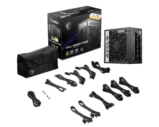 MSI MAG PANO M100R PZ Noir + MPG A1000GS + MAG CORELIQUID E360, vue 9