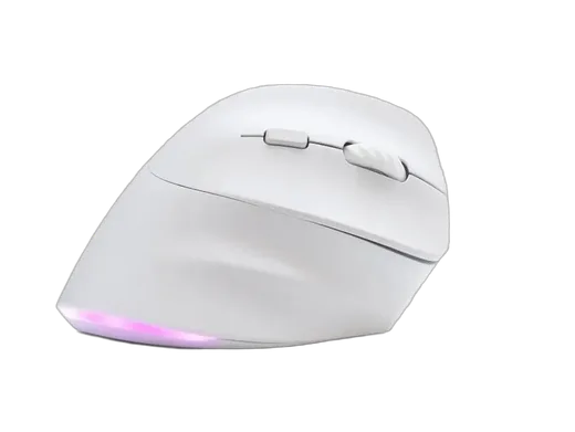 Bluestork Ergo Lumi Right - Sans-Fil - RGB - Blanc