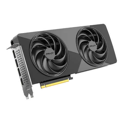 PNY GeForce RTX 5070 12Go Slim Dual Fan Overclocked, vue 6
