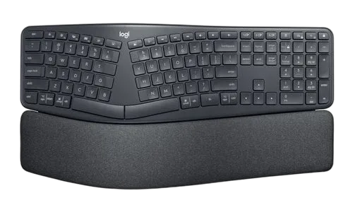 Logitech K860 for Business - Membrane - Sans-Fil - Graphite