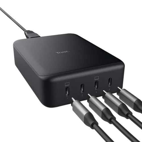 Trust Chargeur de bureau MAXO GaN 240W - 4 ports USB-C