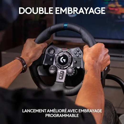 Logitech G923 Racing Wheel & Pedals PC et Playsation Edition, vue 8