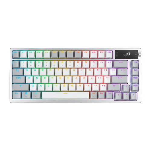 Asus ROG Azoth 75% - Mécanique - Sans-Fil - RGB - Blanc