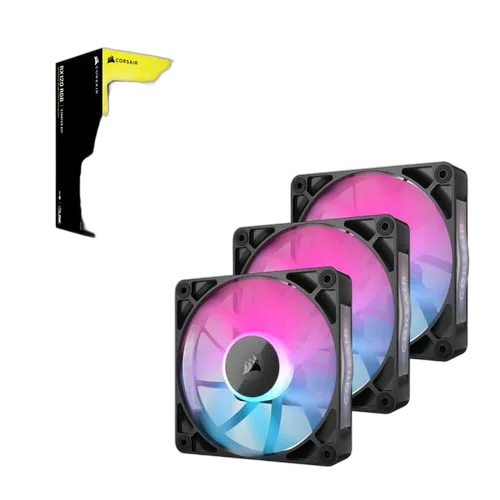 Corsair iCUE LINK RX120 RGB Triple kit - Noir, vue 2