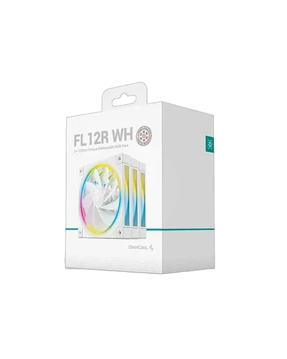 Deepcool FL12R 3IN1 - 120mm - PWM ARGB - Blanc, vue 4