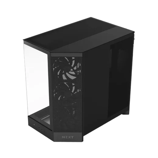 NZXT H9 Flow Noir - MT/Sans Alim/E-ATX, vue 3