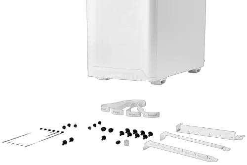 be quiet! PURE BASE 501 Airflow White - MT/SansAlim/ATX, vue 7