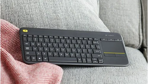 Logitech K400 Plus - Membrane - Sans-Fil - Noir - QWERTY, vue 5