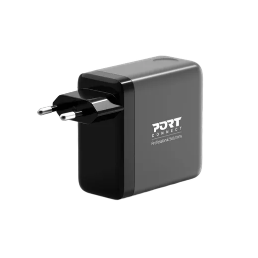 Port Chargeur écran OLED GaN 140W 3 ports + Câble USB-C - 2m