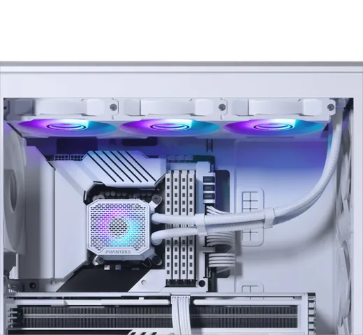 Phanteks Glacier One 360M25 Gen2 DRGB AiO - 360mm - Blanc, vue 5