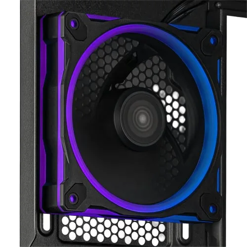 Asus Prime AP202 TG ARGB Noir - mT/Sans Alim/mATX, vue 10