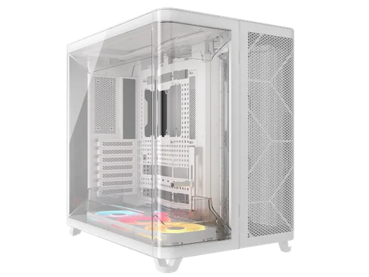 Corsair Air 5400 LX-R RGB Link Blanc - MT/Sans Alim/E-ATX, vue 1