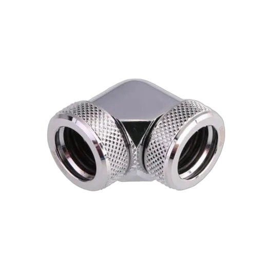 CONSTRUCTEUR Raccord tube rigide 90° argent - 14mm, vue 1